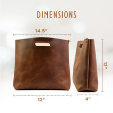 Load image into Gallery viewer, Minimalist Handbag Leather Tote