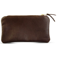 Load image into Gallery viewer, Leather Makeup Pouch and Cosmetic Bag