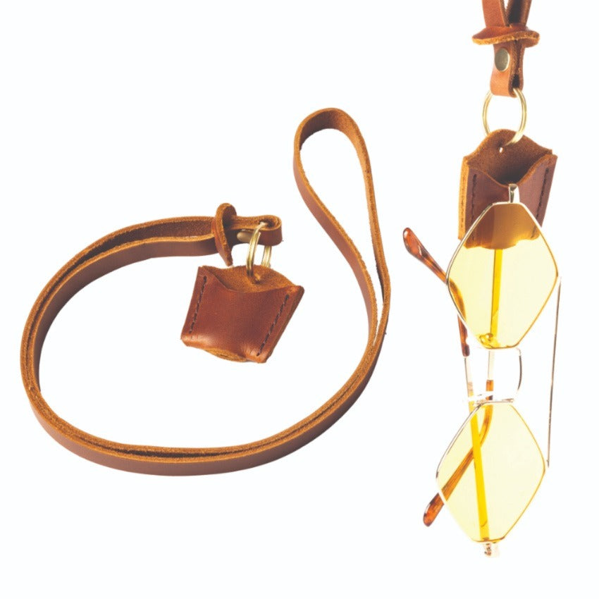 Leather Eyeglass Holder Lanyard Envoy Leather