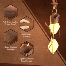 Load image into Gallery viewer, Leather Eyeglass Holder Lanyard