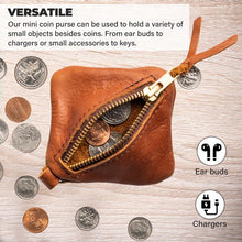 Load image into Gallery viewer, Slash Zippered Coin Pouch