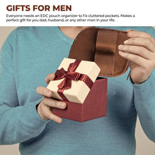 Load image into Gallery viewer, Leather Cash Organizer with Knife and Flashlight Holder