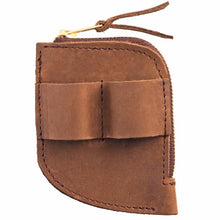 Load image into Gallery viewer, Leather Cash Organizer with Knife and Flashlight Holder