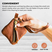 Load image into Gallery viewer, Slash Zippered Coin Pouch
