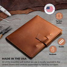 Load image into Gallery viewer, Leather Tech Portfolio