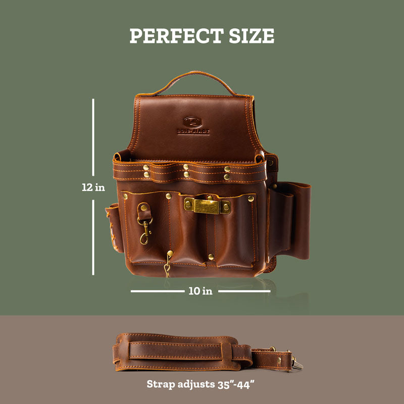 Custom LeatherCraft Professional Electricians Tool Pouch Custom LeatherCraft Professional Electricians Tool Pouch