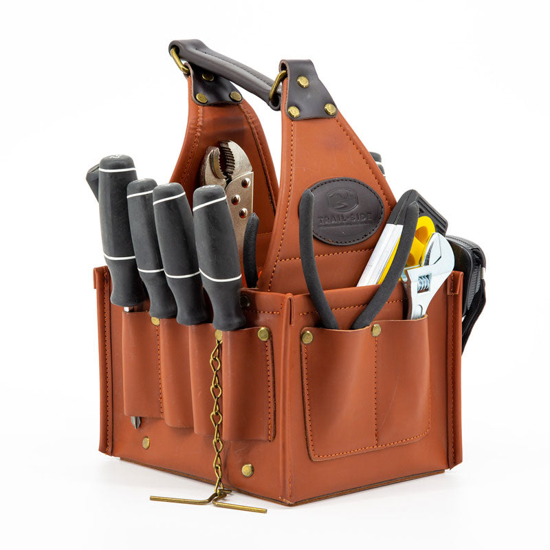 Trailside Leather Tool Tote Bag