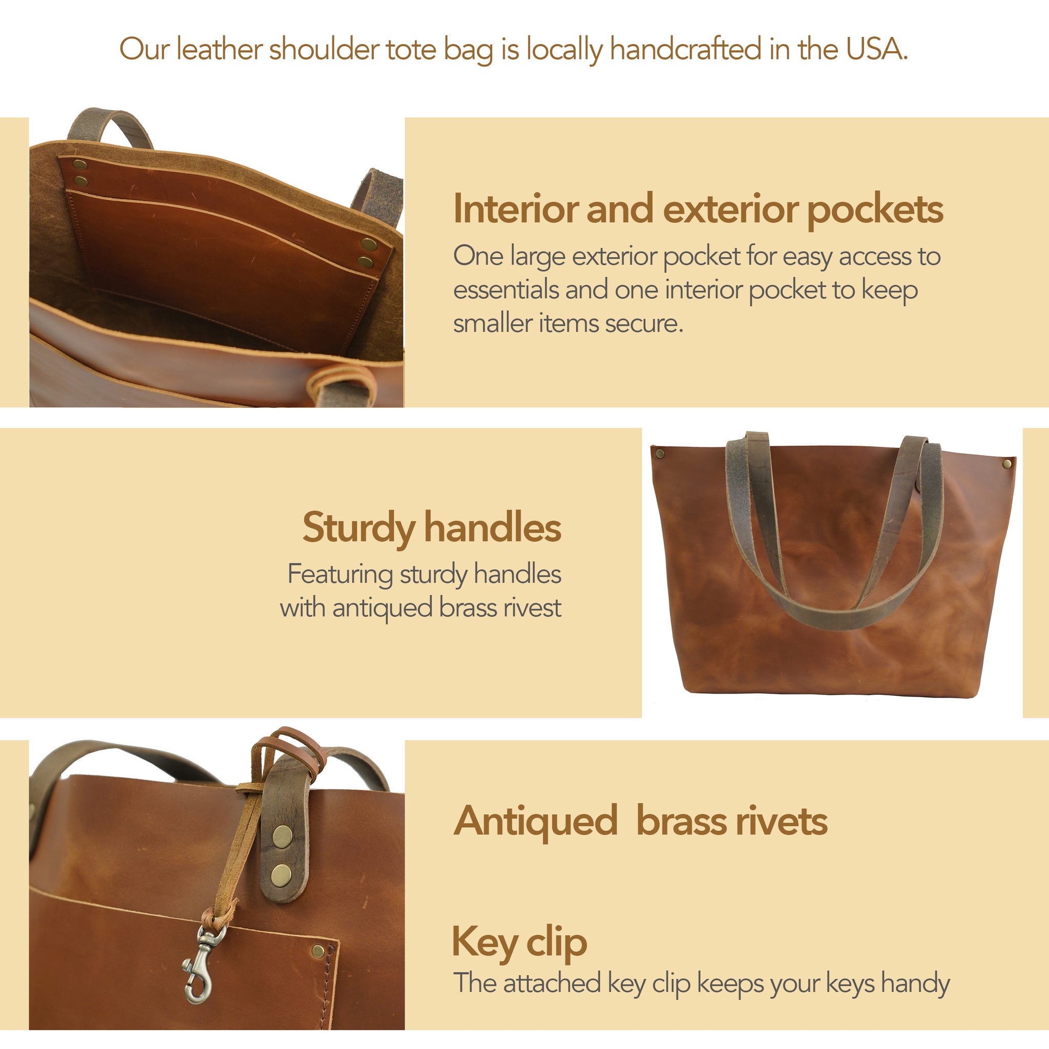 Trailside Genuine Leather Tool Bag | Maintenance Pouch | 23 Saddle