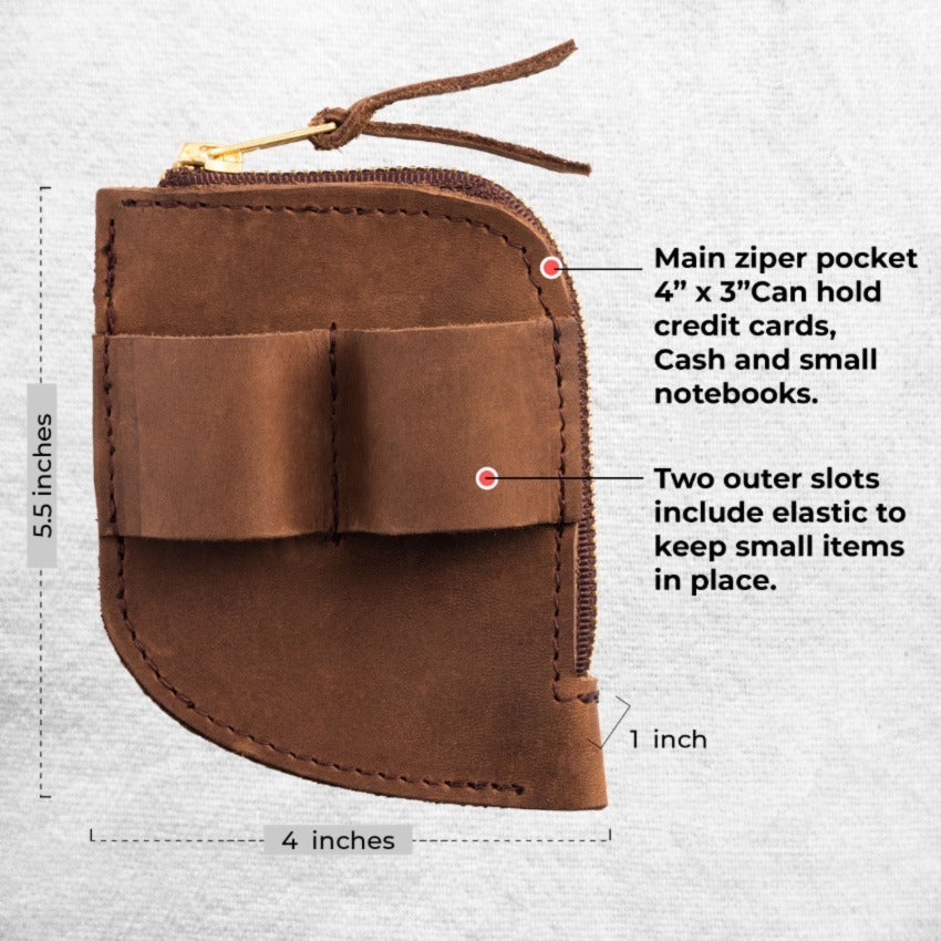 Pocket Organizer leather small bag
