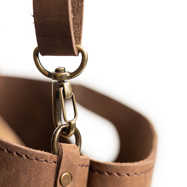 Leather Bag Strap Black